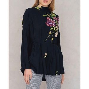 Free People Gemma Mock Neck Tunic